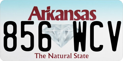 AR license plate 856WCV