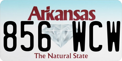 AR license plate 856WCW