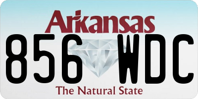 AR license plate 856WDC