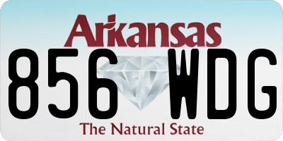 AR license plate 856WDG