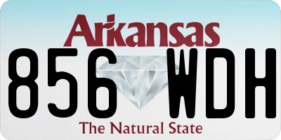 AR license plate 856WDH