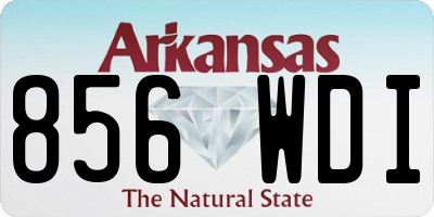 AR license plate 856WDI
