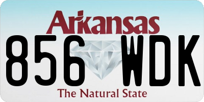 AR license plate 856WDK