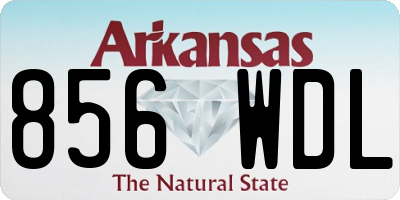 AR license plate 856WDL