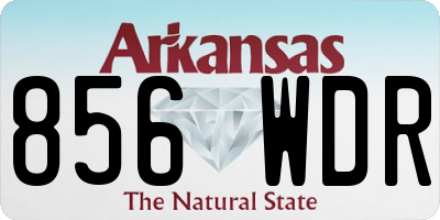 AR license plate 856WDR