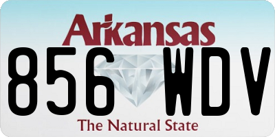 AR license plate 856WDV