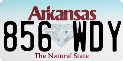 AR license plate 856WDY