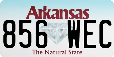 AR license plate 856WEC