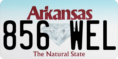 AR license plate 856WEL