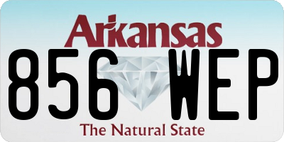 AR license plate 856WEP