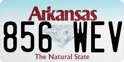 AR license plate 856WEV