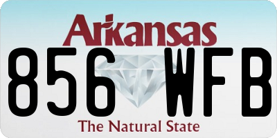 AR license plate 856WFB