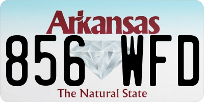 AR license plate 856WFD