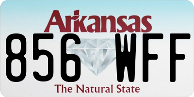 AR license plate 856WFF