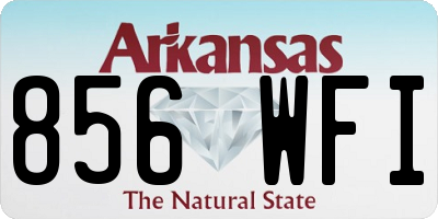 AR license plate 856WFI