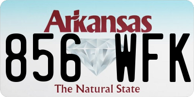 AR license plate 856WFK