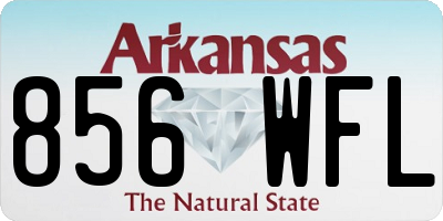 AR license plate 856WFL