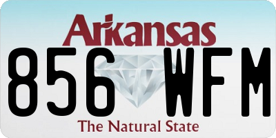AR license plate 856WFM