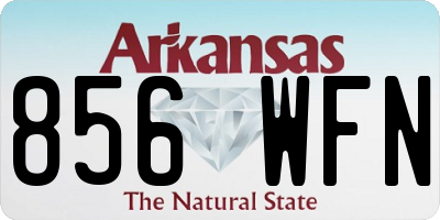 AR license plate 856WFN