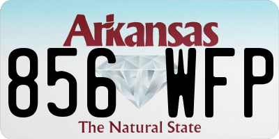 AR license plate 856WFP