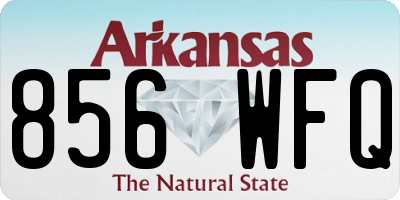 AR license plate 856WFQ