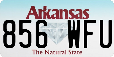 AR license plate 856WFU