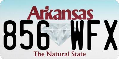 AR license plate 856WFX