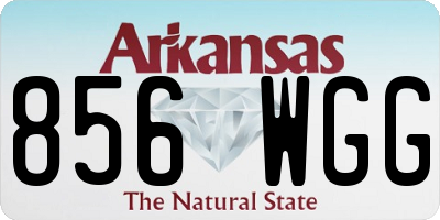 AR license plate 856WGG