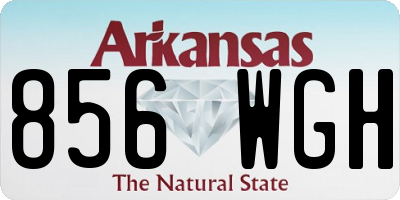 AR license plate 856WGH