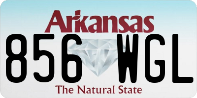 AR license plate 856WGL
