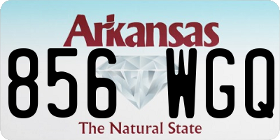 AR license plate 856WGQ