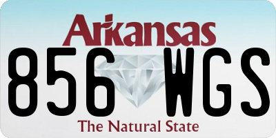 AR license plate 856WGS