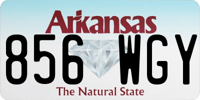 AR license plate 856WGY