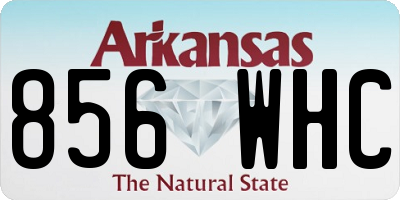 AR license plate 856WHC