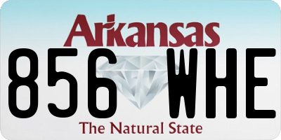 AR license plate 856WHE
