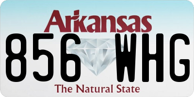AR license plate 856WHG