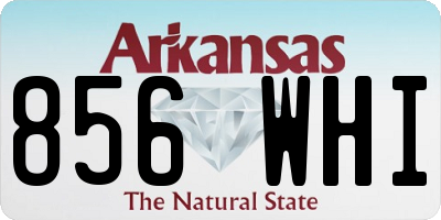 AR license plate 856WHI