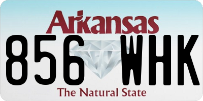 AR license plate 856WHK