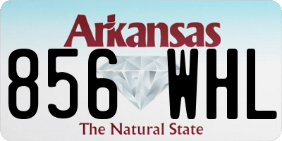 AR license plate 856WHL