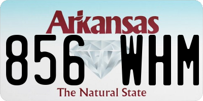 AR license plate 856WHM