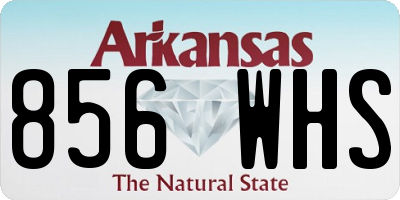 AR license plate 856WHS