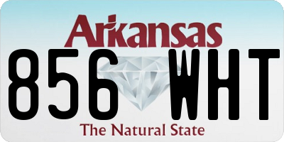 AR license plate 856WHT