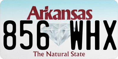AR license plate 856WHX