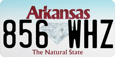 AR license plate 856WHZ