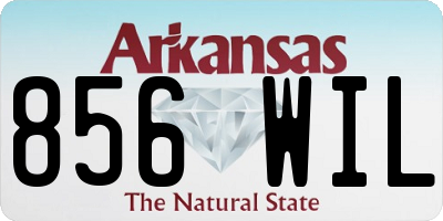 AR license plate 856WIL