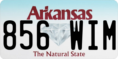 AR license plate 856WIM