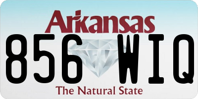 AR license plate 856WIQ