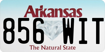 AR license plate 856WIT
