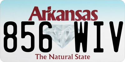 AR license plate 856WIV