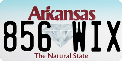 AR license plate 856WIX